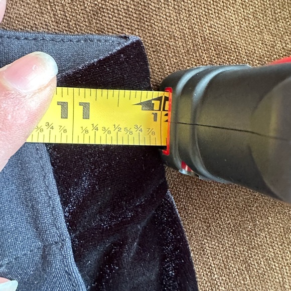 J Crew GiGi Pants Black Skinny Black Velvet Stripe On Side Zip In Back Sz 00 - Picture 9 of 9